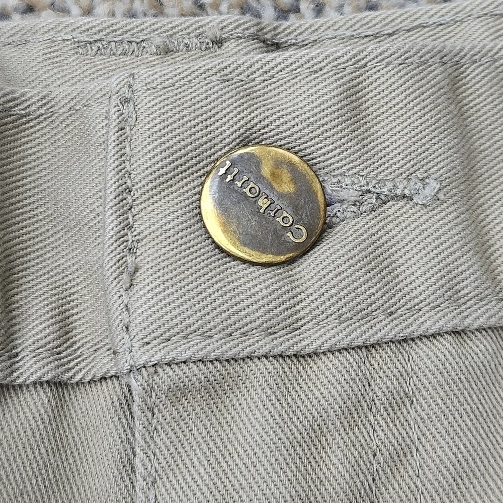 Vintage Carhartt Tan Blended Twill Pants Work Wear Khaki Slacks B290KHI 34x30